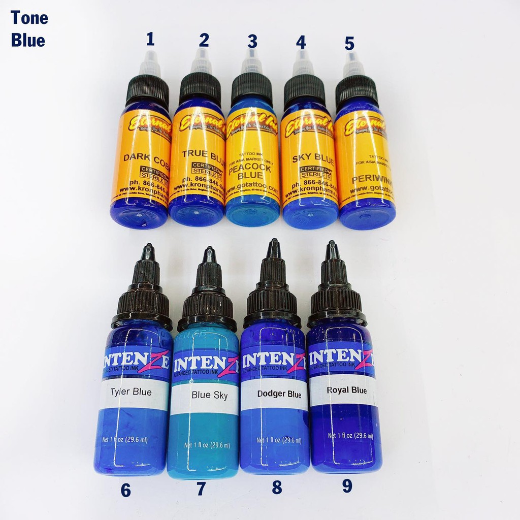 Mực xăm hình màu ENTERNAL INK 30ML - Các Tone Chính