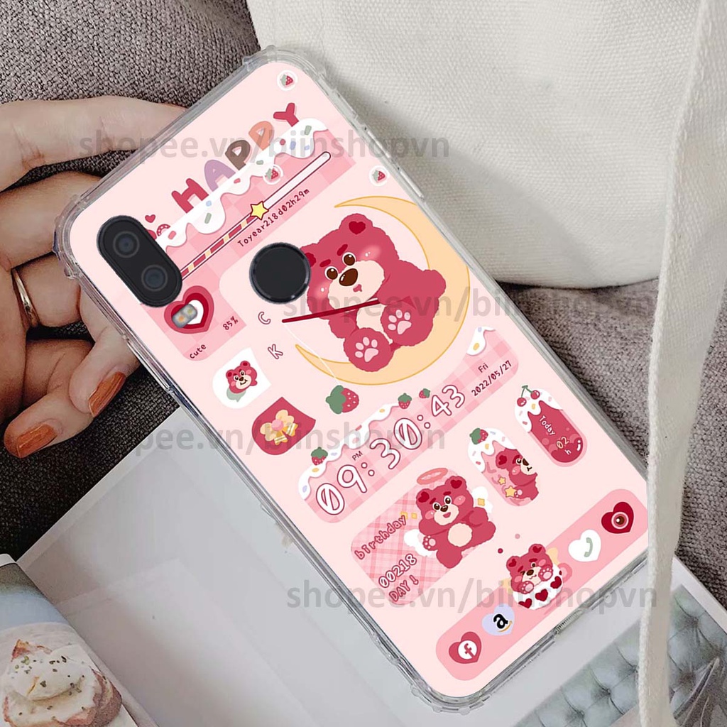 Ốp Vsmart Active 1 / Active 1 Plus / Active 1+ in 3D icon gấu nổi siêu xinh, siêu đáng yêu, cá tính phong cách