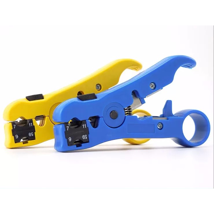 Dao tiện cáp mạng Cat5e, Cat6e, Cáp đồng trục RG6, RG11, RG59