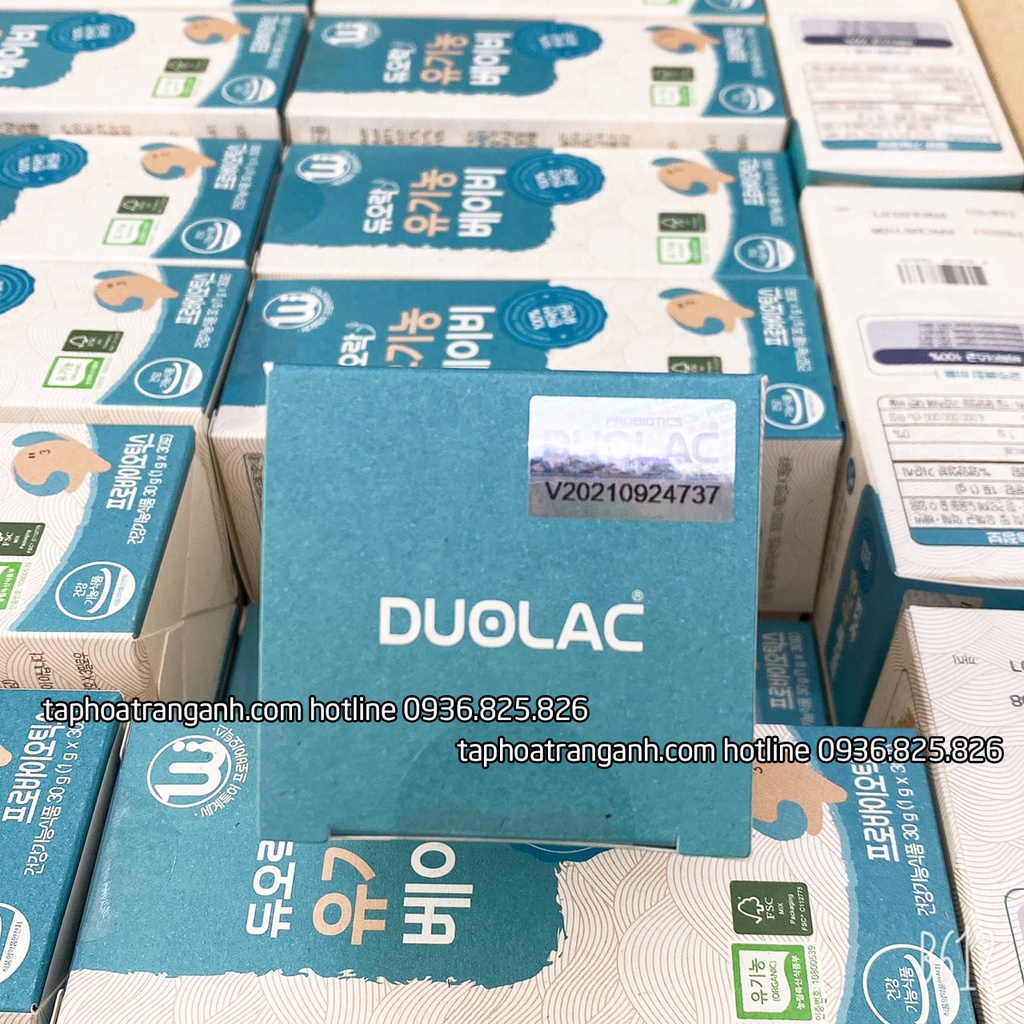 Men vi sinh Duolac Organic Hàn Quốc