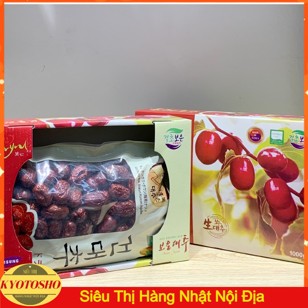 Táo đỏ Hàn Quốc sấy khô 1kg Date 2025