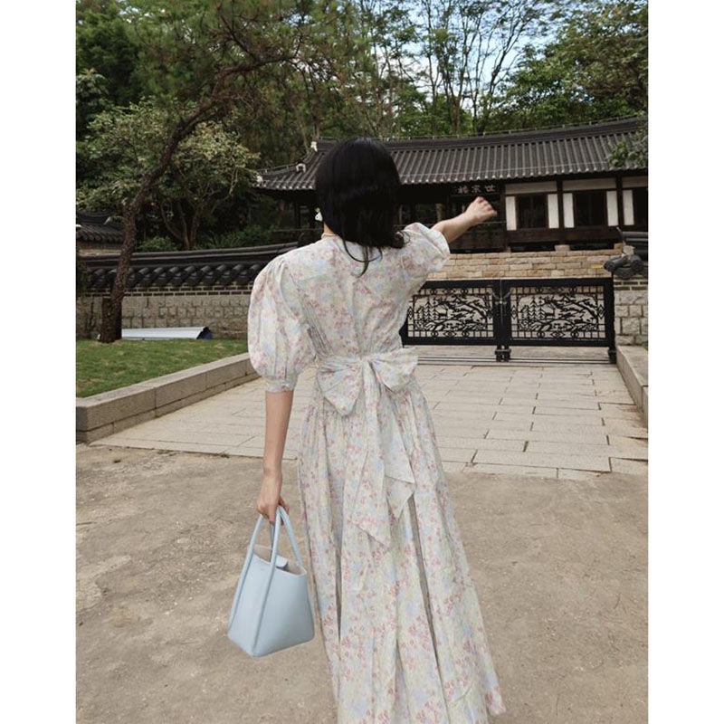 Đầm Hoa Thiết Kế Mới Xinh Xắn Thời Trang Mùa Hè Dành Cho Nữ