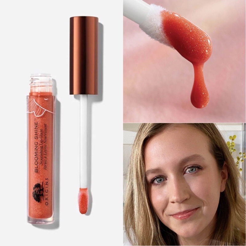 Son bóng Origins Blooming Shine Nourishing Lip Glaze