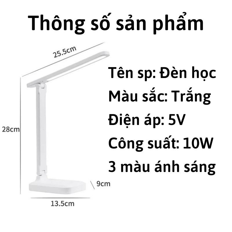 Đèn Đọc Sách Đèn Để Bàn Siêu Sáng, Gọn Nhẹ Tiện Lợi - KHO GIA DỤNG TRẦN PHÚ