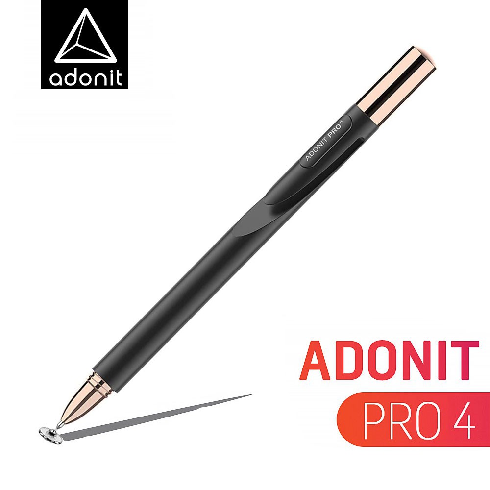 Bút cảm ứng Adonit Pro 4 New 2019_ Black_ Hàng chính hãng