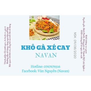 Khô Gà Xé Cay Ít Lá Chanh, Ớt