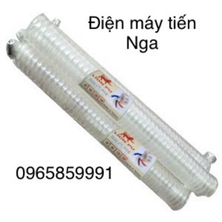 Dây xoắn dẫn khí nén 6m,9m,12m,15m Cam-Trắng đẹp