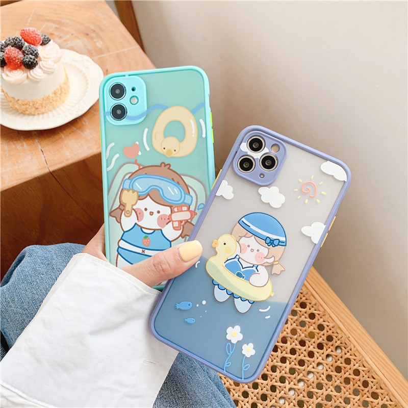 Ốp lưng iphone Roro Daily bảo vệ camera 5s/6/6plus/6s/6splus/6/7/7plus/8/8plus/x/xs/xsmax/11/11pro/11promax– Shin Case