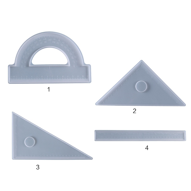 Khuôn Silicone 4 HìNh DạNg Chuyên DụNg LàM Đồ Trang Trí