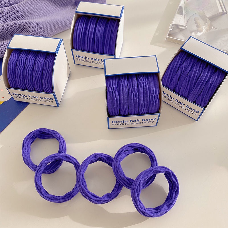 Dây Buộc Tóc Cao Su Co Giãn Tốt Phong Cách Hàn Quốc 2022 Thời Trang Cho Nữ Ốp