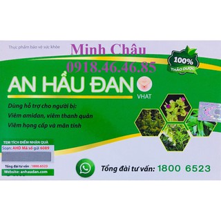 Viên ngậm An Hầu Đan Giảm viêm họng, amindan