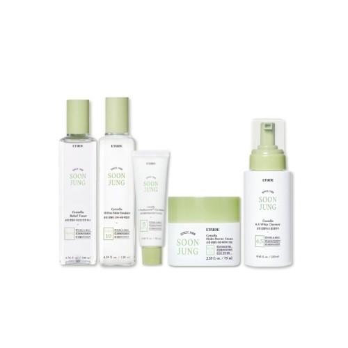[Hàng mới về] Bộ sản phẩm chăm sóc da ETUDE HOUSE Soon Jung chứa centulla / cica cao cấp