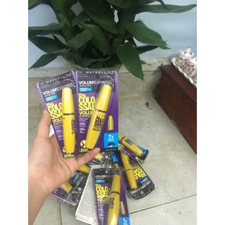 Mascara Maybelline Vàng trong vỉ mực màu đen