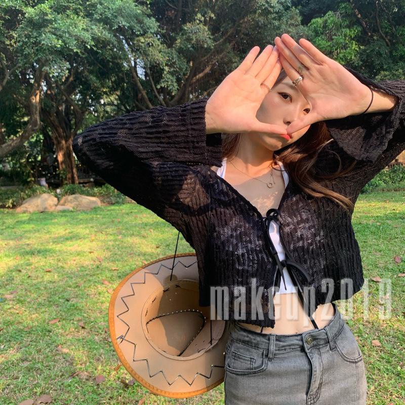 Áo Cardigan Tay Dài Cổ Chữ V Thêu Họa Tiết Thời Trang Cho Nữ | BigBuy360 - bigbuy360.vn
