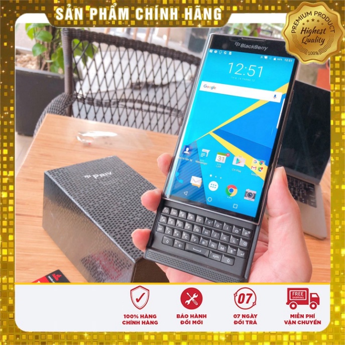 Mới Điện thoại BlackBerry Priv - Nguyên Hộp , đủ phụ kiện .
