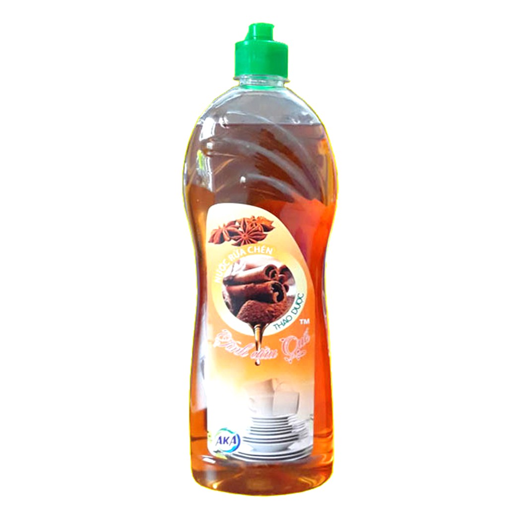 NƯỚC RỬA CHÉN THẢO DƯỢC TINH DẦU QUẾ 900ML