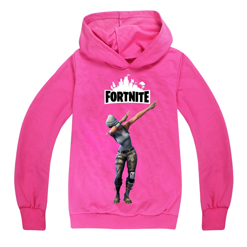 Áo Thun Tay Dài In Hình Game Fortnite Dễ Thương Cho Bé