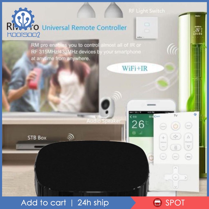 [KOOLSOO2]WiFi Smart Home Hub, IR RF All in One Automation Learning Remote Control
