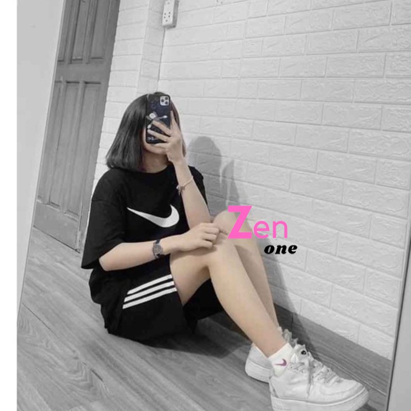 Quần đùi ba sọc unisex ZenOne chất liệu thể thao mềm mịm thoáng mát , quần short 3 soc nữ form rộng | BigBuy360 - bigbuy360.vn