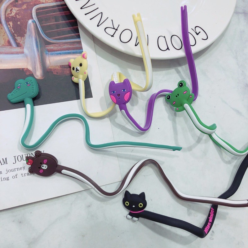 Dây Quấn Thu Gọn Cáp Sạc Hình Đầu Thú Kute | BigBuy360 - bigbuy360.vn