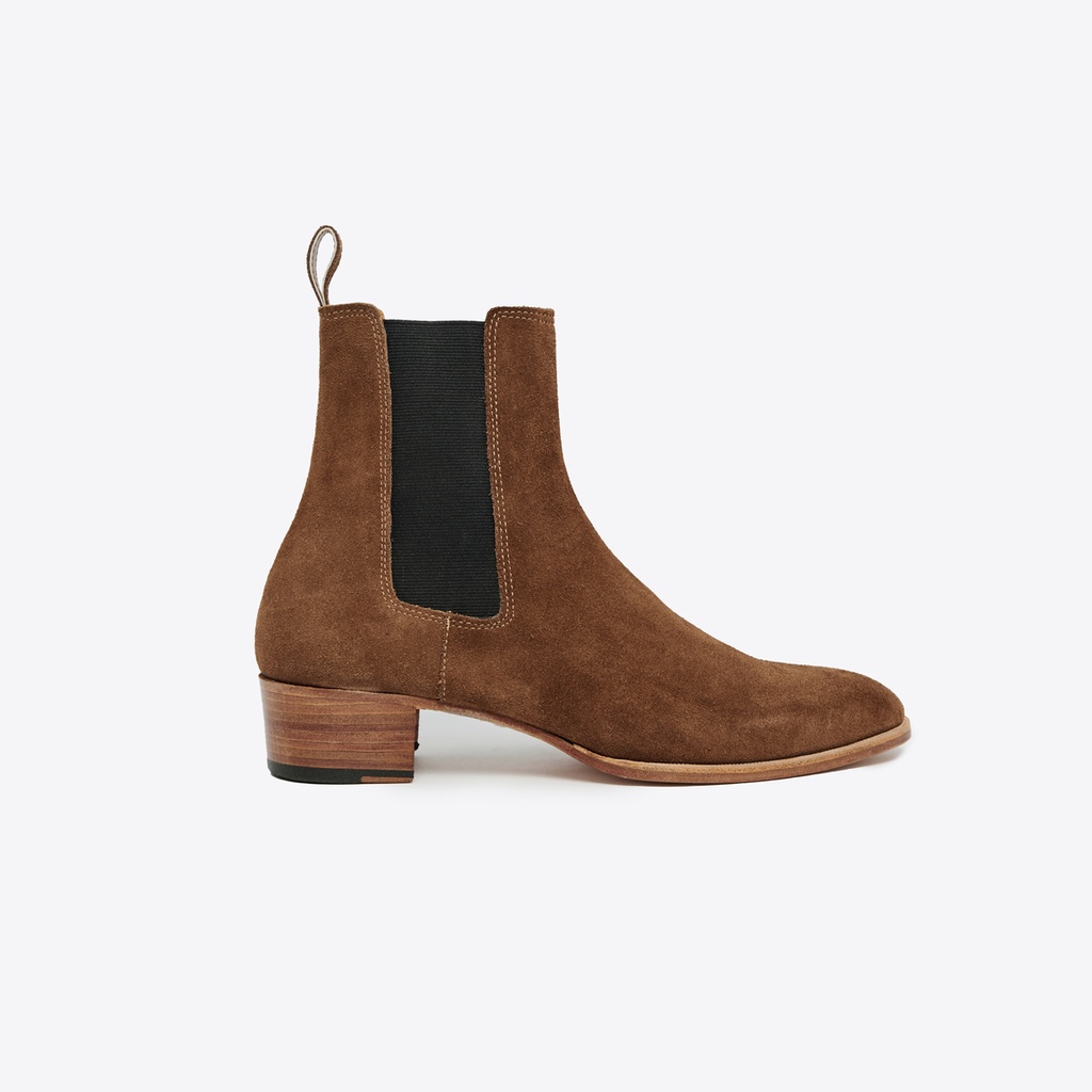 GIÀY NAM TARMOR DA LỘN TOBACCO CHELSEA BOOTS