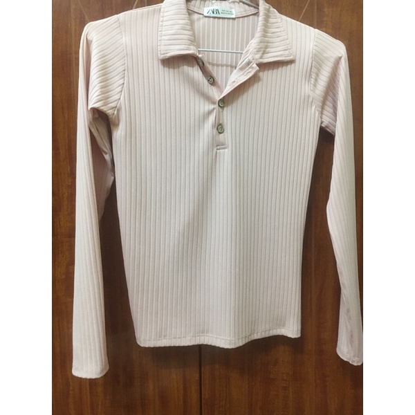 Áo polo thun tăm tag Zara chất đẹp