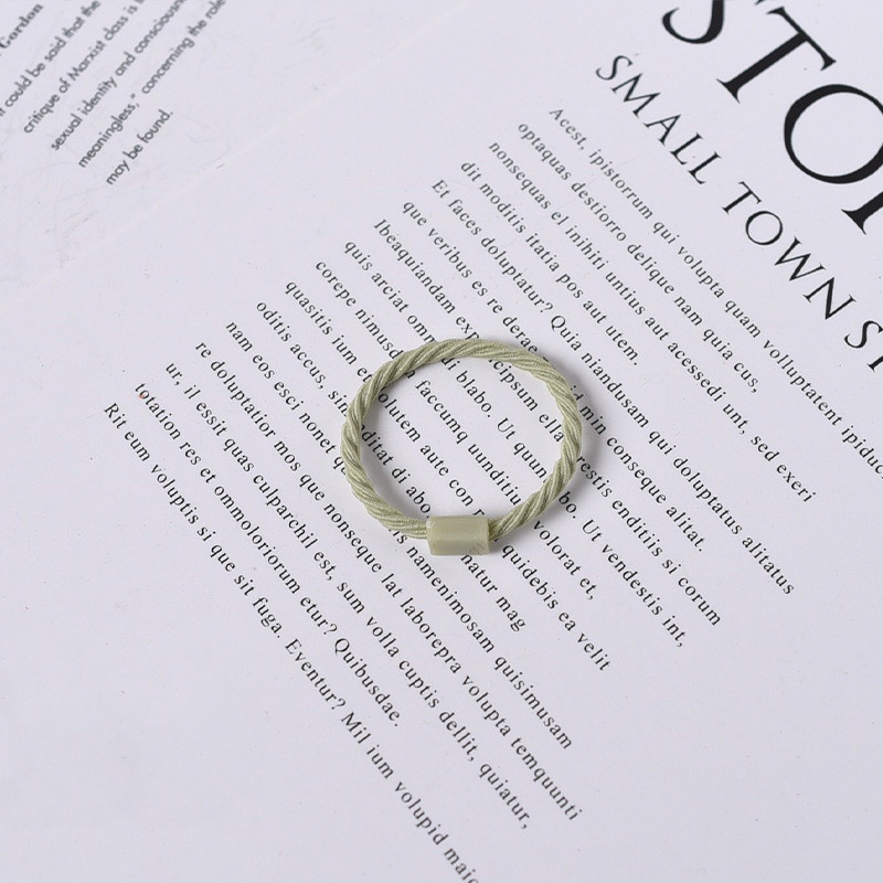 Dây Buộc Tóc Cao Su Co Giãn Họa Tiết Hoạt Hình Dễ Thương Cho Bé