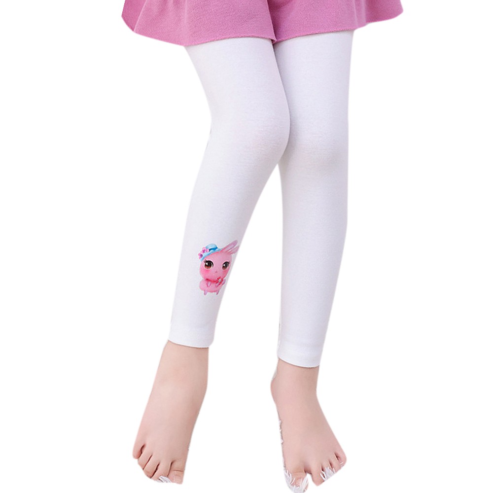 Quần Legging Cho Bé Gái Bằng Cotton Phong Cách Thời Trang Hàn Quốc