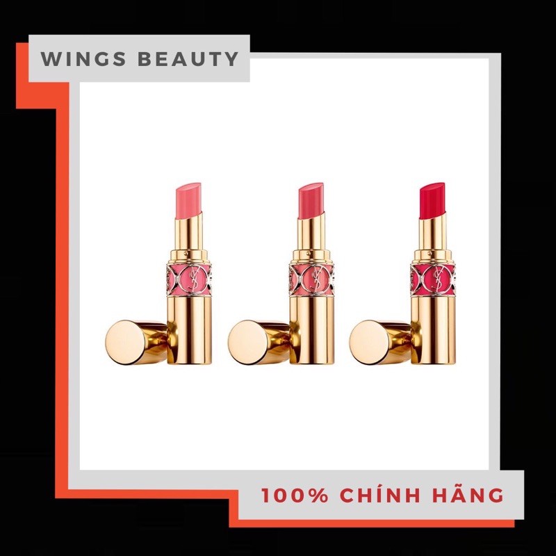 YVES SAINT LAURENT - Son thỏi YSL Rouge Volupte Shine Oil - In - Stick