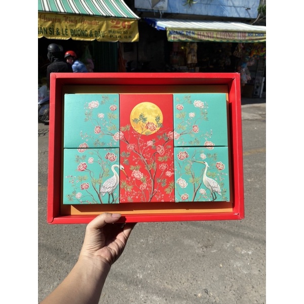 Hộp trung thu Khảm Hoa
