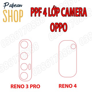 Dán CAMERA PPF 4 lớp chống va đập cho OPPO RENO 3 PRO / RENO 4