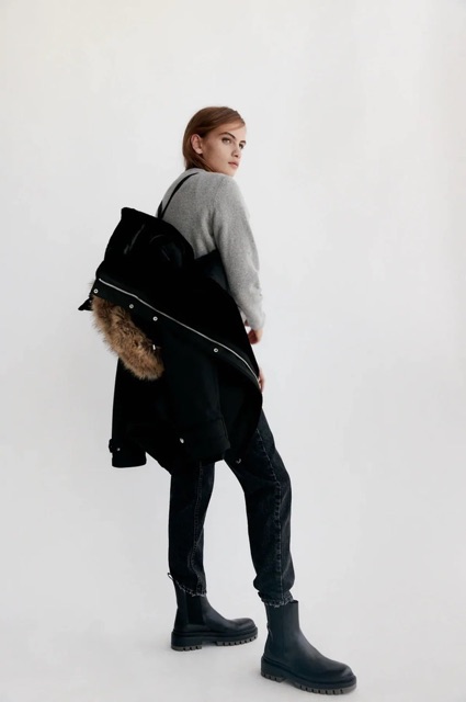 Áo khoác parka Zarrr dư sịn new