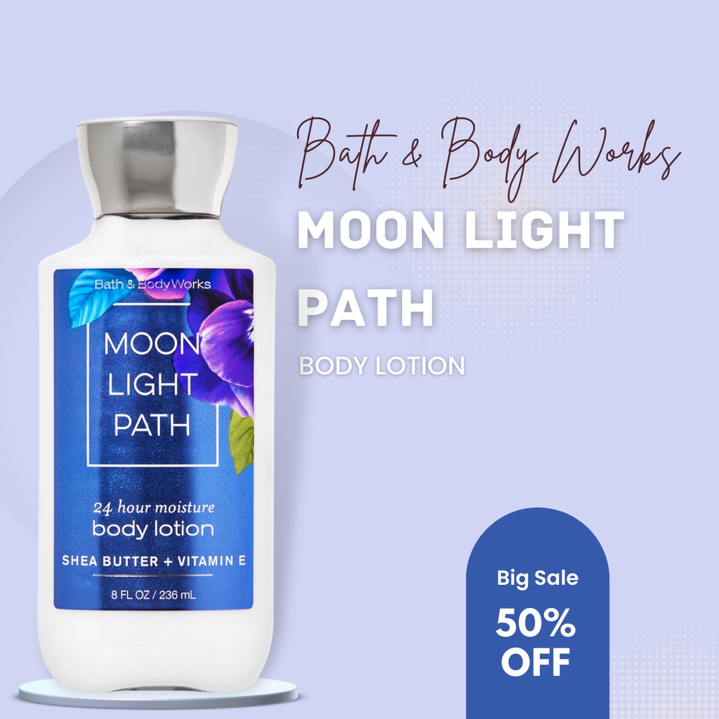 Sữa dưỡng thể Bath and Body Works Moonlight Path Lưu Giữ Hương Thơm Giúp Da Mịn Màng Body Lotion 236ml