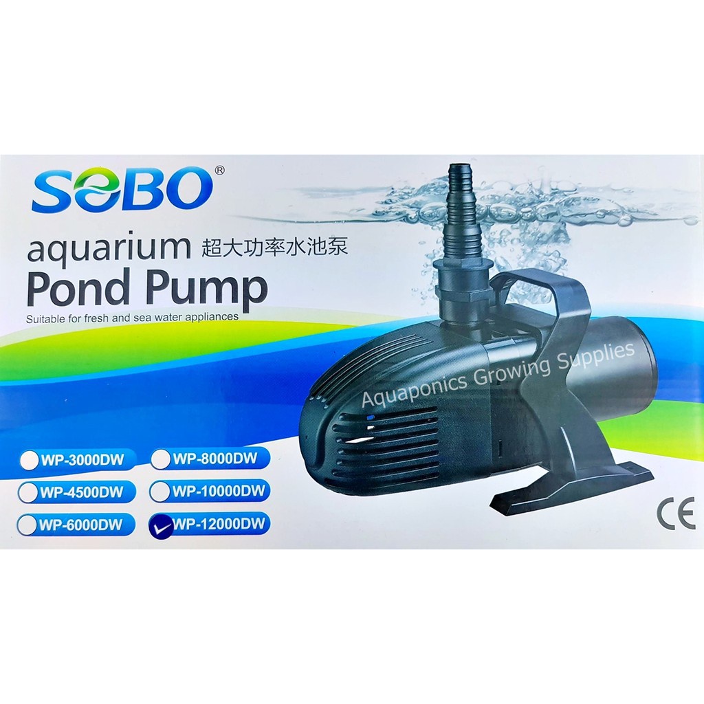 Máy Bơm Đẩy Sobo WP-10000DW (135W - 10000L/H-4.5M) - Bơm Cho Hồ Cá Koi