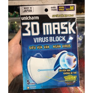 Khẩu Trang 3D Mask Túi 5 cái