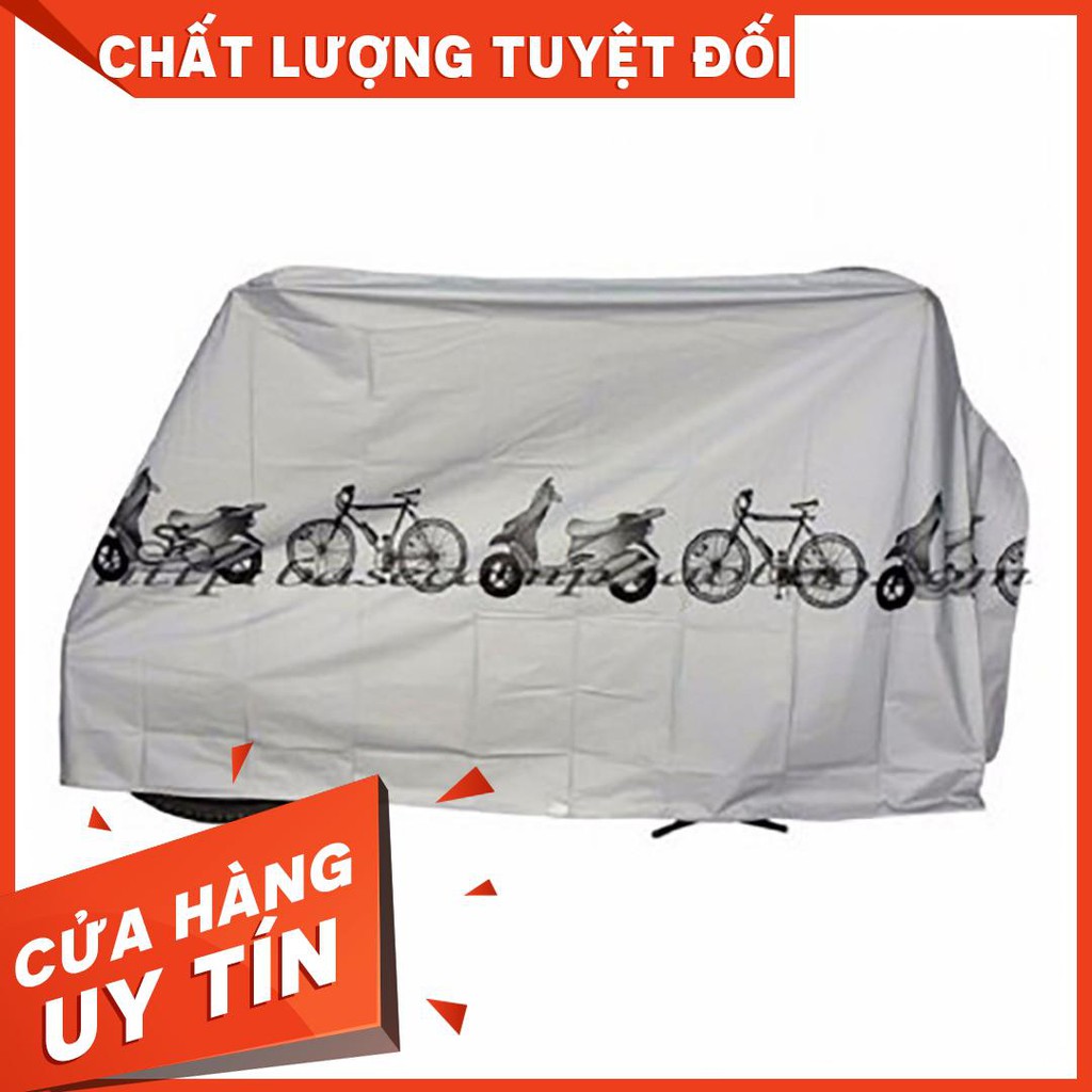 Áo trùm xe máy Loại dày mẫu hoa văn giá rẻ .