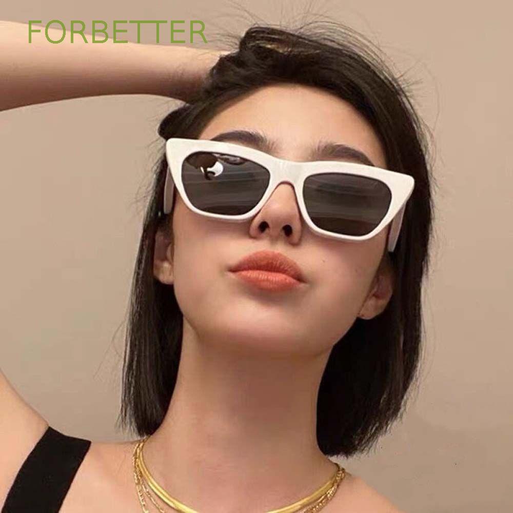 Kính Mát Mắt Mèo Chống Tia UV Họa Tiết Da Báo Màu Trắng Đen Phong Cách Vintage