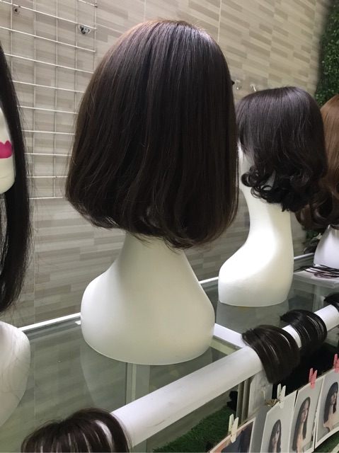 Tóc đội nguyên đầu siêu da đầu bằng tóc thật