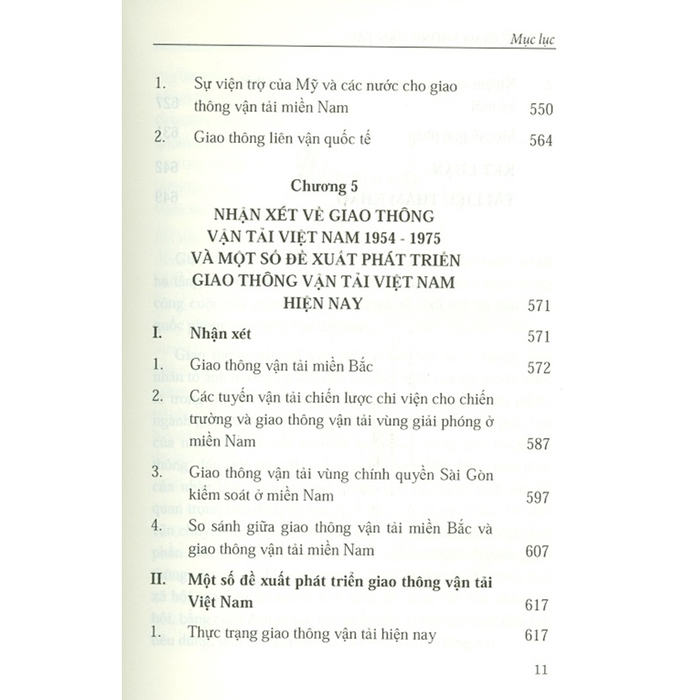 Sách - Lịch Sử Giao Thông Vận Tải Việt Nam Từ Năm 1954 Đến Năm 1975 (Sách Chuyên Khảo)