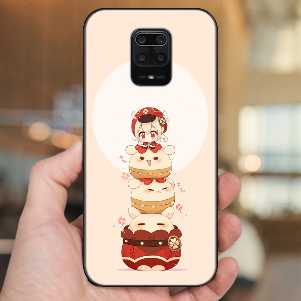 Ốp lưng Xiaomi Redmi Note 9s, Note 9 Pro viền đen in hình Klee Genshin Impact