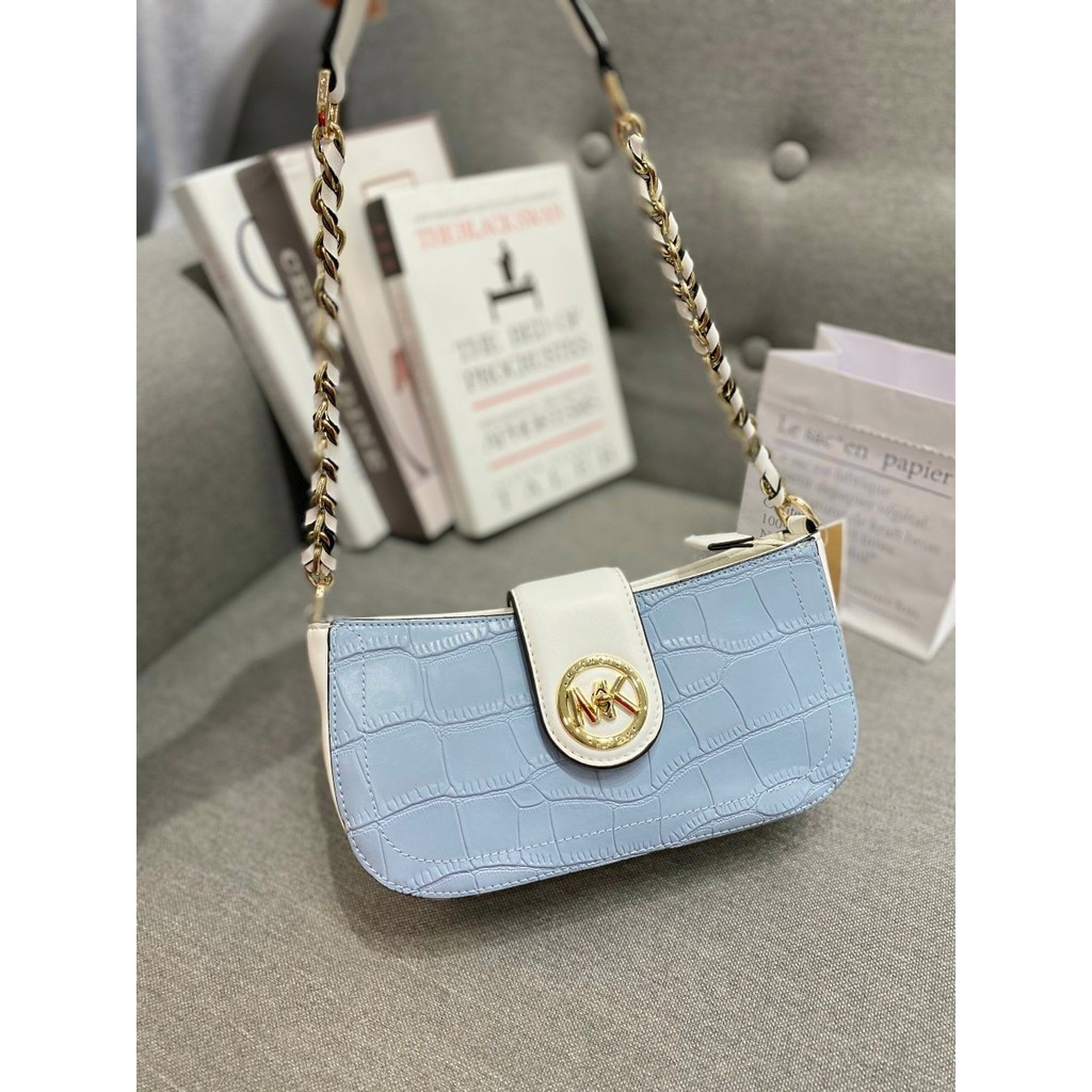 Túi da vân Croco-MK CARMEN EXTRA-SMALL