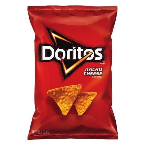 BÁNH SNACK BẮP FRITOLAY'S DORITOS NACHO CHEESE 198.4G- nhập khẩu Mỹ