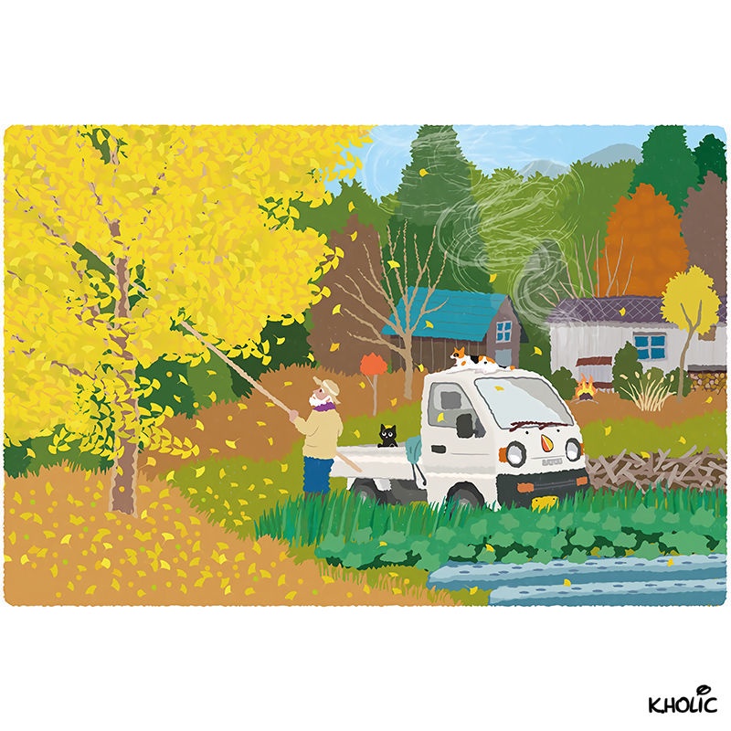 Mèo dễ thương, xếp hình bằng gỗ, xếp hình anime 300/500/1000 miếng, đồ chơi phát triển, tự làm