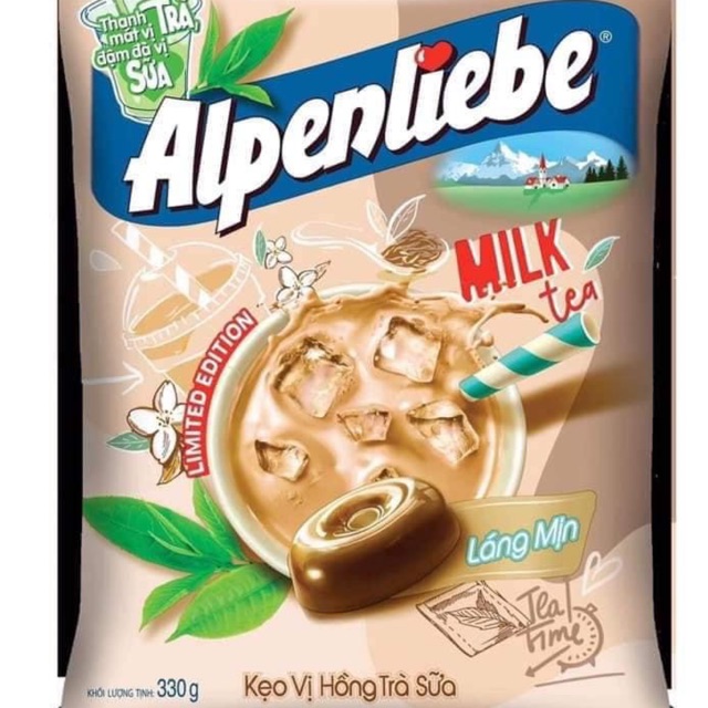 Kẹo Alpenlibe Hồng Trà Sữa