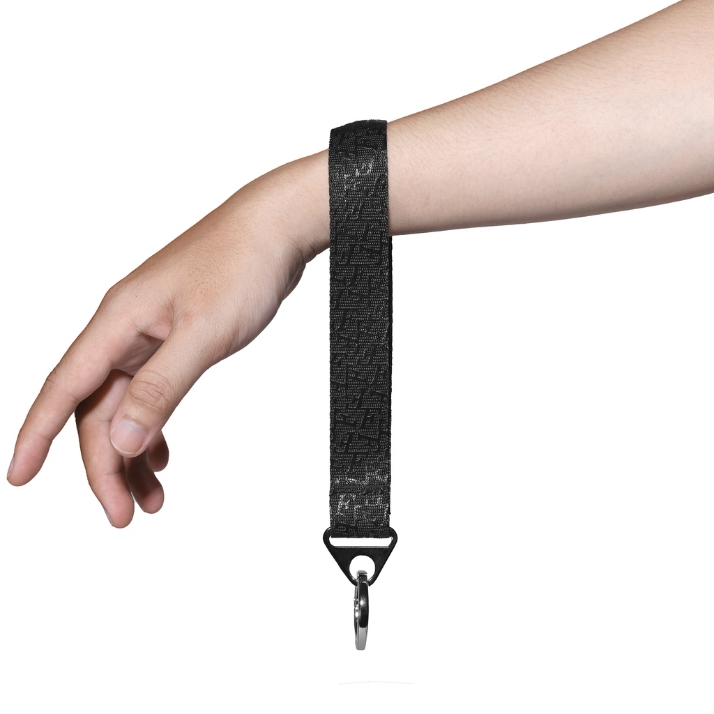 FRONT The Knight Wristlet Keychain D922 - BLACK ♟ Móc khóa FRONT in 3D chất liệu Nylon