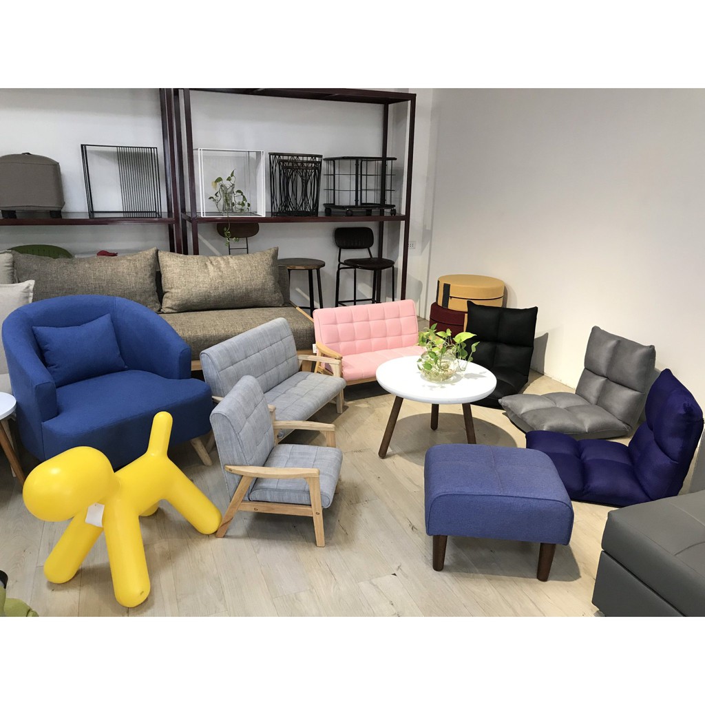 Ghế sofa tay gỗ trẻ em BNS8010-2P  Ghế đôi -Xanh dương | BigBuy360 - bigbuy360.vn