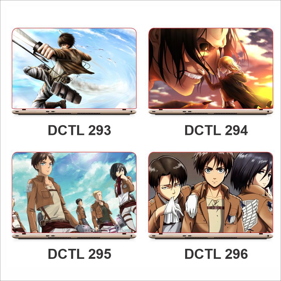 Miếng decal dán mặt lưng laptop Anime - có in theo yêu cầu - Mã DCLT 273 - 300 | BigBuy360 - bigbuy360.vn