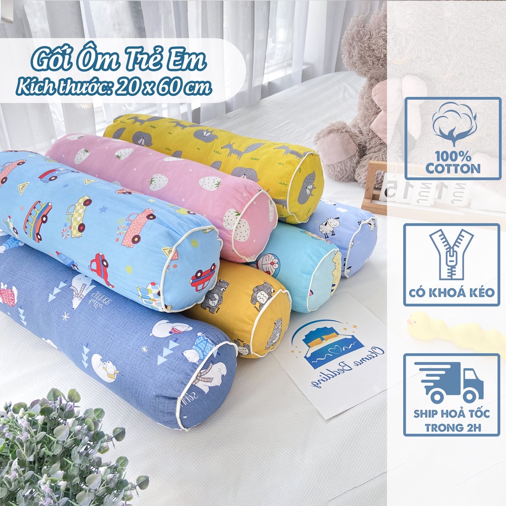 Gối ôm cho bé hình thú hero team gối ôm cho bé gái bé trai trẻ em sơ sinh 6 tháng 3 tuổi - Otama Bedding