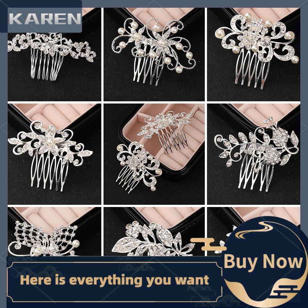 Lược Cài Tóc Cô Dâu Hình Chiếc Lá Thời Trang|Cài Tóc Hình Hoa Cho Cô Dâu Ngày Cưới