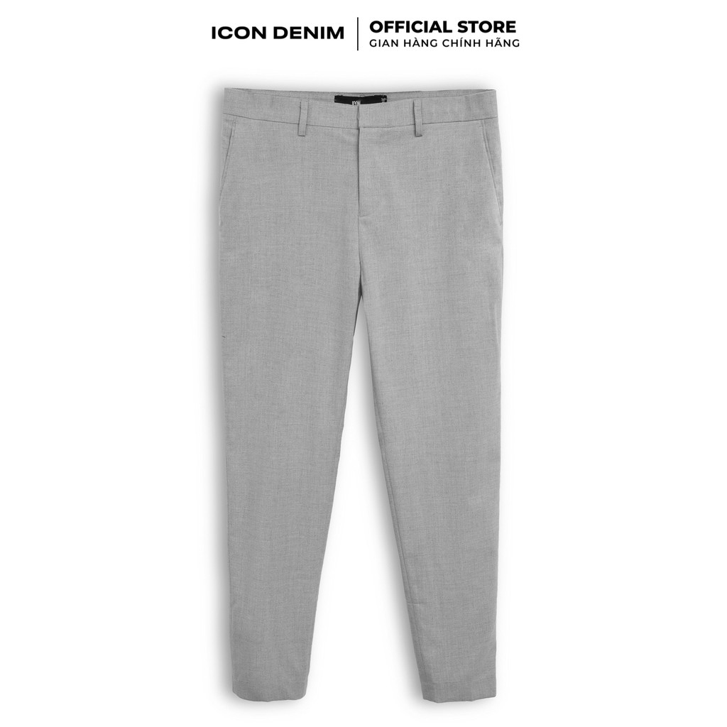 Quần Tây Nam Trơn ICON DENIM Dáng Slim-fit | BigBuy360 - bigbuy360.vn